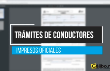 tramite de conductores