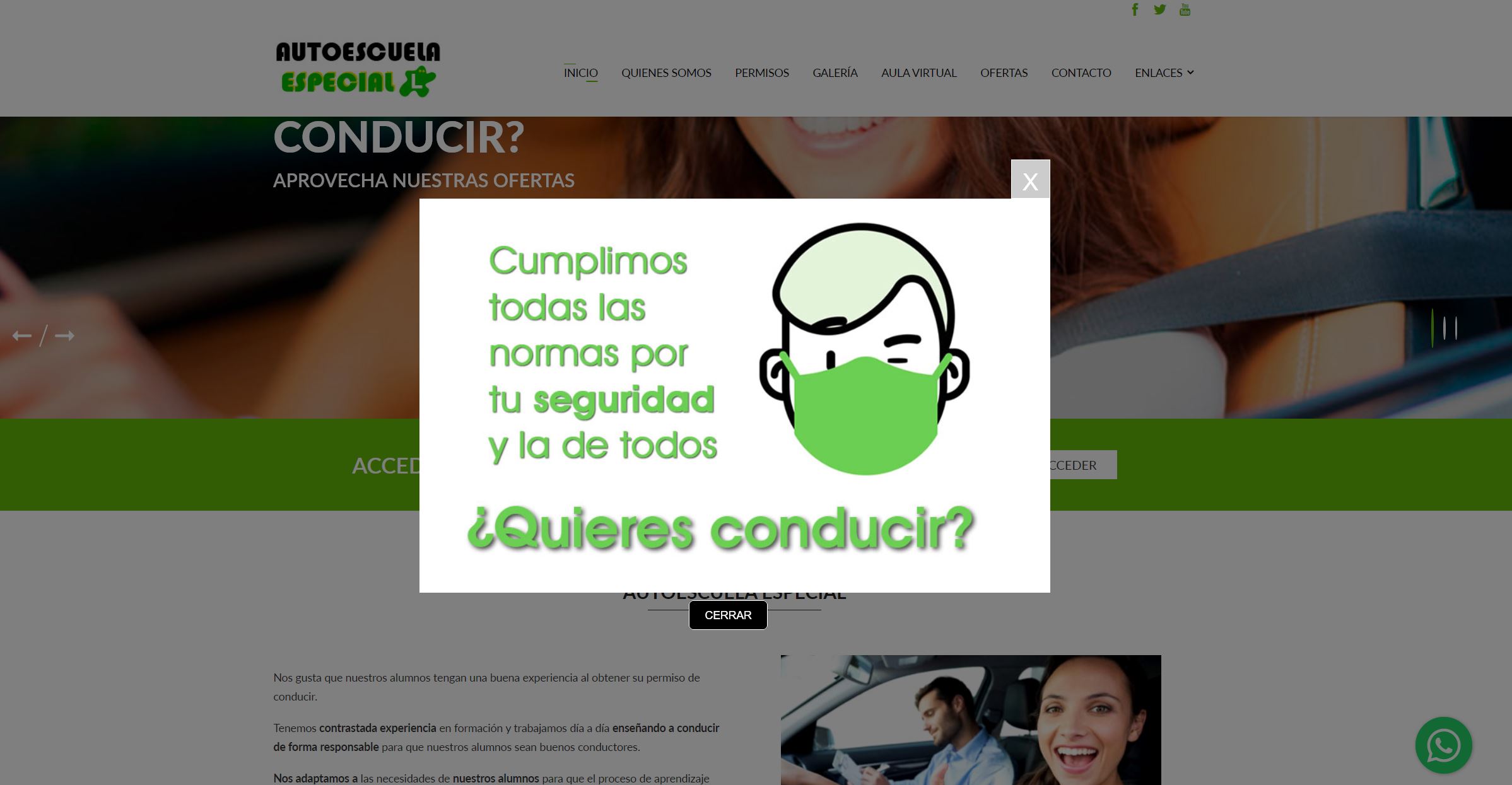 web tuautoescuela premium