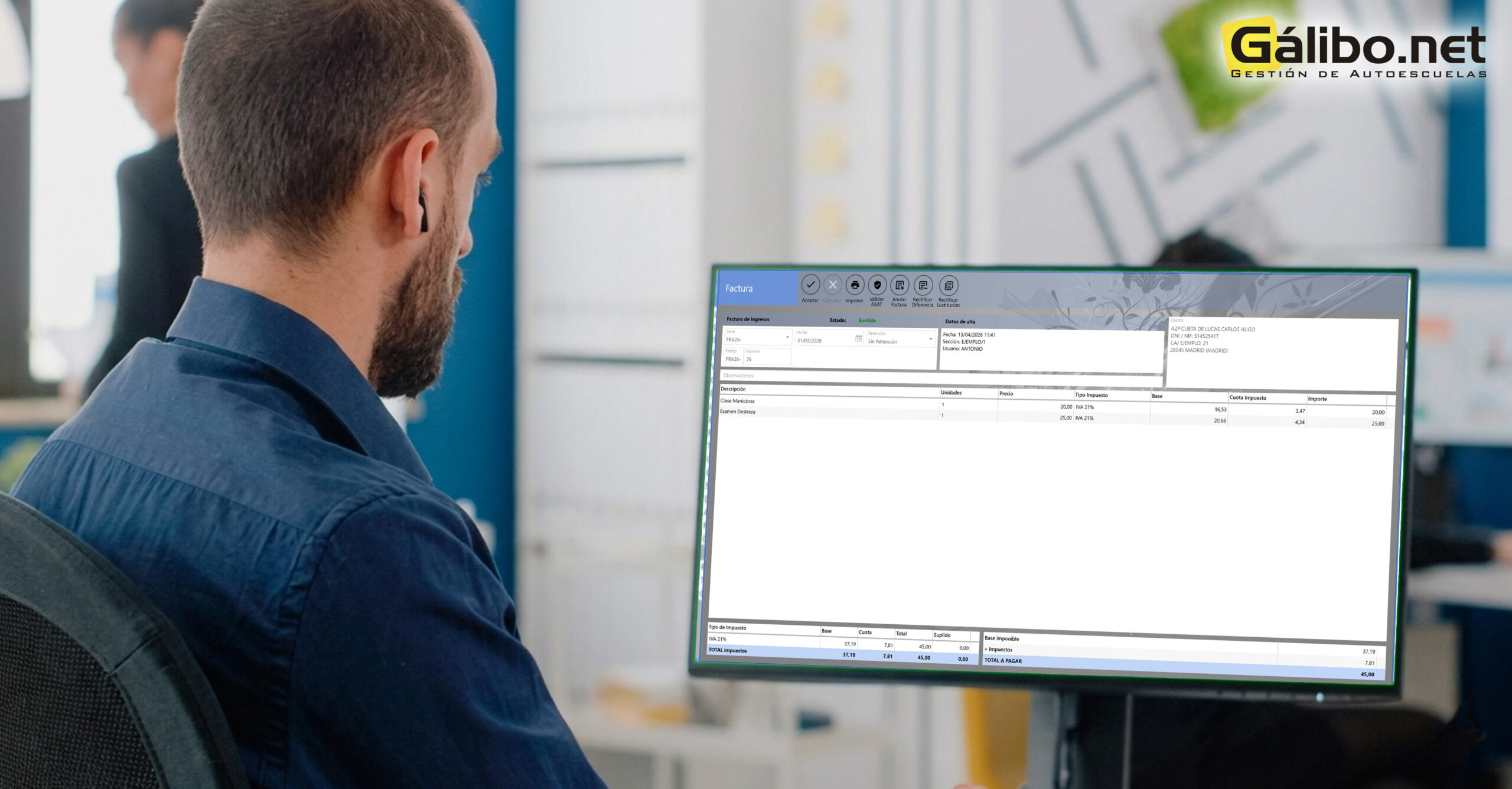 novedad facturas rectificativas galibo